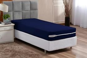 Capa De Colchão De Malha Garmatura 55 Cor Azul-Marinho Capa De Colchão De Malha Garmatura 55 Cor Azul-Marinho