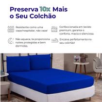 Capa de Colchão Impermeável 20cm de altura com Zíper em Napa Premium