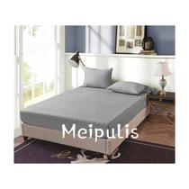 Capa de colchão impermeável + capa de 2 lugares - cinza