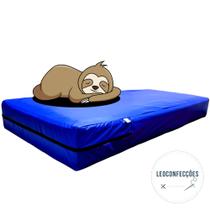 Capa de colchao impermeável hospitalar solteiro com ziper grande