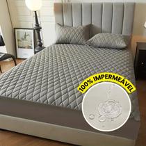 Capa De Colchão Impermeável Protetora Matelada Para Colchão Solteiro