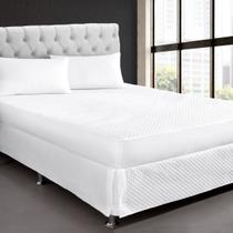 Capa de Colchão Impermeavel Queen Forro de Cama Matelado com elastico Cores Neutras