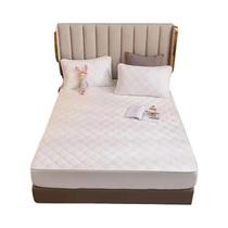 Capa De Colchão King Queen Plush Acolchoada Espessa Quente E Macia Em Veludo Cristal