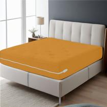 Capa de Colchão King Size Casal em Malha Gel (Helanca) Zíper Resistente