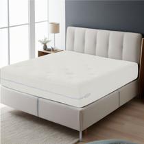 Capa de Colchão King Size Casal em Malha Gel (Helanca) Zíper Resistente