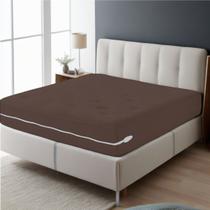 Capa de Colchão King Size Casal em Malha Gel (Helanca) Zíper Resistente