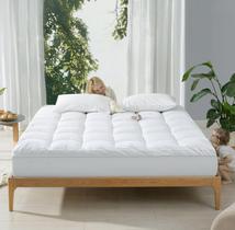 Capa de colchão KUB Cotton Queen com almofada refrescante