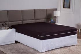 Capa De Colchão Para Cama Viúva Solteirão King Malha Gel Com Zíper Resistente e Macia!