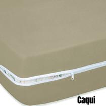 Capa de Colchão Protetor Queen Size Malha Gel Helanca com Zíper Cama Box