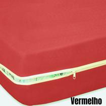 Capa de Colchão Protetor Queen Size Malha Gel Helanca com Zíper Cama Box