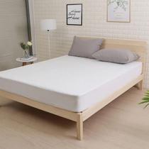 Capa de colchão protetora impermeável de 2,5 assentos (king) branca