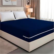 Capa de Colchão Queen em Malha com Ziper Arte Cazza