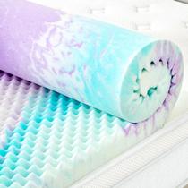 Capa de colchão SINWEEK Twin XL 7,5 cm para caixas de ovos, espuma colorida Capa de colchão SINWEEK Twin XL 7,5 cm para caixas de ovos, espuma colorida