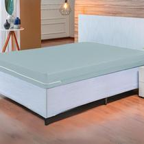 Capa de Colchão Solteiro com Zíper Malha Elástica Adapta Fácil e Resistente Cinza Capa de Colchão Solteiro com Zíper Malha Elástica Adapta Fácil e Resistente Cinza