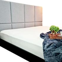 Capa de Colchão Solteiro Cor Perola Camitalia Malha 100% Poliester 60g/m2 Linha Milão