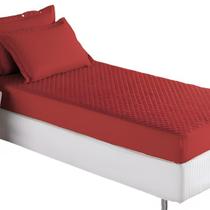 Capa De Colchão Solteiro Kit Cama 2 Peças Matelado Elástico
