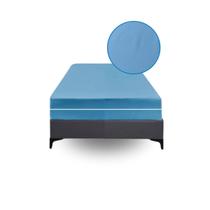 Capa De Colchão Solteiro Malha Gel 188 x 88 x 30cm liso