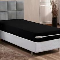 Capa De Colchão Solteiro Poliester Malha Gel Gramatura 55 Co