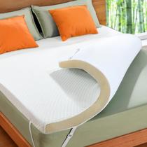 Capa de colchão viscoelástica Marsail King Size 10 cm Gel refrescante