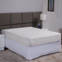 Capa de Colchão Viuva Solteirão 28cm com Zíper Malha Lisa 1 Peça