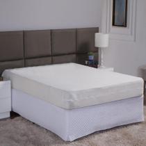 Capa De Colchão Viuva Solteirão 28Cm Zíper Malha Lisa 1 Peça