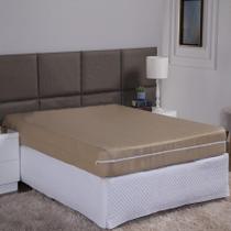 Capa De Colchão Viuva Solteirão 28Cm Zíper Malha Lisa 1 Peça