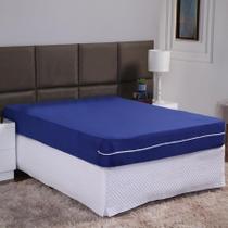 Capa De Colchão Viuva Solteirão 28Cm Zíper Malha Lisa 1 Peça