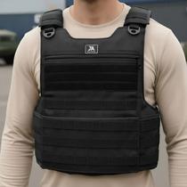 Capa de Colete Tático Nível 3a Modular JA3 Preto JA Rio MIlitar