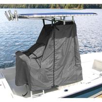 Capa de console Boat T-Top feita à medida 48x60x66cm cinza