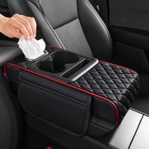 Capa de console central de carro AuraSettle 5 em 1 universal preta Capa de console central de carro AuraSettle 5 em 1 universal preta