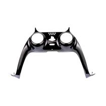 Capa De Controle DIY Em Cromo Preto Brilhante Para PS5 Slim, Placas De Substituição Personalizadas