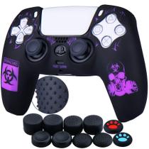 Capa de controle YoRha para PS5 com Pro Thumb Grips x10