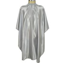 Capa de Corte Adulto Cetim Brilhante Profissional Com Zíper para Barbeiros Cabeleireiro Capa de Corte Adulto Cetim Brilhante Profissional Com Zíper para Barbeiros Cabeleireiro