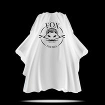 Capa de corte adulto tafetá com zíper - fox for men