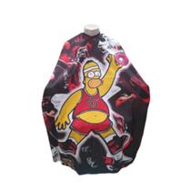 Capa de corte barbearia microfibra personalizada fexo ziper Capa de corte barbearia microfibra personalizada fexo ziper