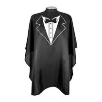 Capa de corte cetim infantil gravata borboleta - preta Capa de corte cetim infantil gravata borboleta - preta