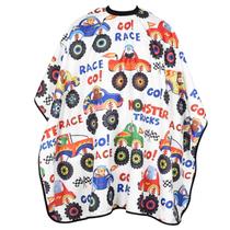 Capa de corte de cabelo FaHaner Kids impermeável com decote ajustável