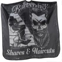 Capa de corte gola americana nylon barbearia profissional