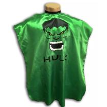 Capa de Corte Infantil Hulk c/ Zíper Capa de Corte Infantil Hulk c/ Zíper