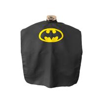 Capa de corte infantil ziper cetim - batman Capa de corte infantil ziper cetim - batman