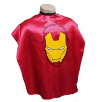 Capa de corte infantil ziper cetim - homem de ferro Capa de corte infantil ziper cetim - homem de ferro