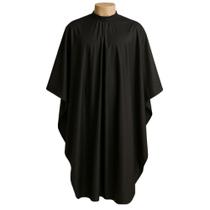 Capa De Corte Microfibra Gigante Para Barbeiro Preta 1,80 Cm