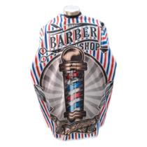 Capa De Corte Personalizada Com Zíper Para Barbeiro Cabeleireiro Profissional