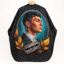 Capa de Corte Sublimada Cetim Barbearia PEAKY BLINDERS