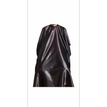 Capa de cortes de cetim para barbearias (preta.) Capa de cortes de cetim para barbearias (preta.)