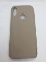 Capa de Couro Bege para Celular Redmi 7 Xiaomi