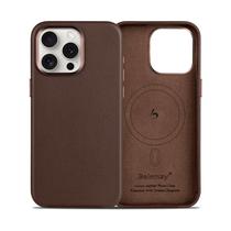 Capa de couro Belemay compatível com iPhone 13 Pro Brown Capa de couro Belemay compatível com iPhone 13 Pro Brown