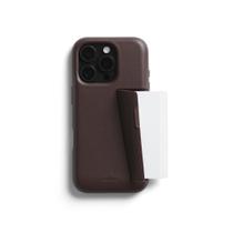 Capa de Couro Bellroy 3 Card para iPhone 16 Pro - Cor Ganache Capa de Couro Bellroy 3 Card para iPhone 16 Pro - Cor Ganache