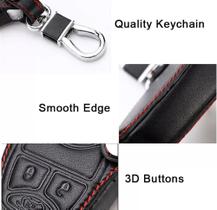 Capa de couro chaveiro para ford EcoSport, focus e ranger