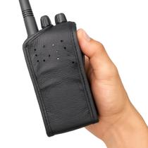Capa De Couro Com Alça Para Rádio Ht Motorola Ep450/dep450